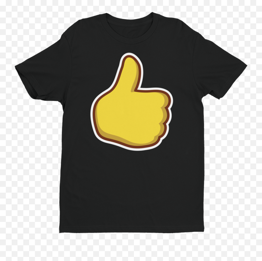 Thumbs Up Emoji Short Sleeve Next Level T - Shirt,Thumbs Up Emoji Png