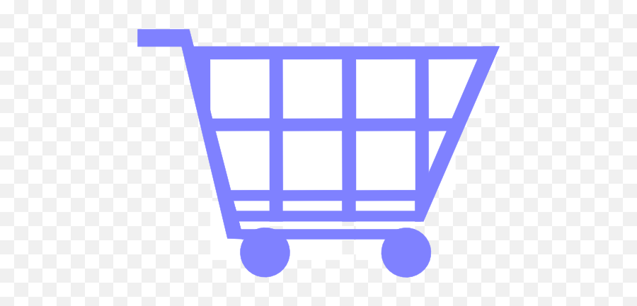 Blue Shopping Trolley Clipart I2clipart - Royalty Free Emoji,Shopping Cart Clipart
