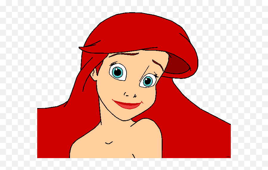 Clipart Images Of Ariel The Little Mermaid Transparent - Ariel Portrait Emoji,Little Mermaid Clipart