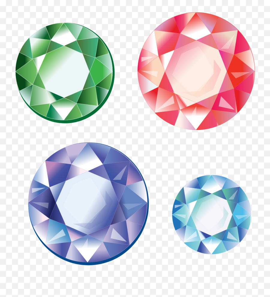 Download Blue Diamond Gemstone Gem - Gemstones Crystals In Circle Emoji,Gem Clipart