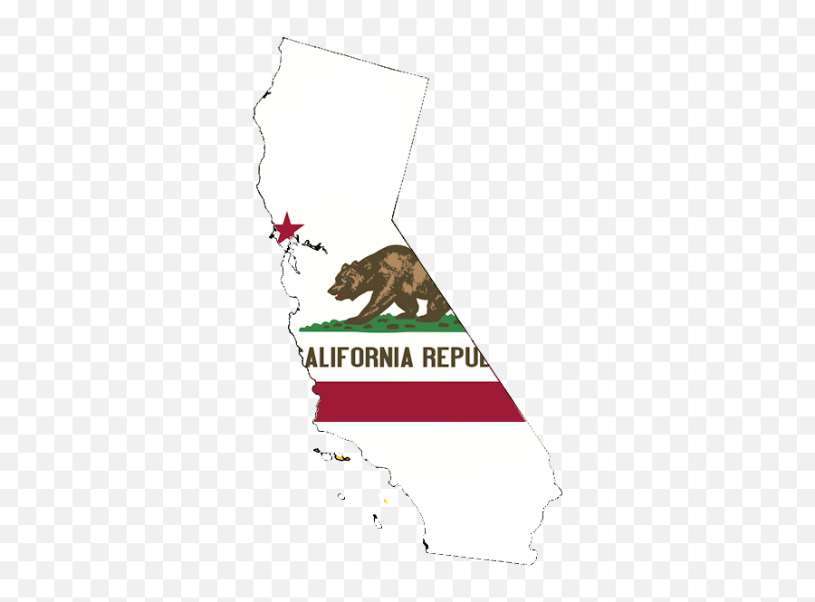 California Flag Map - California Flag Phone Background Emoji,California Map Png