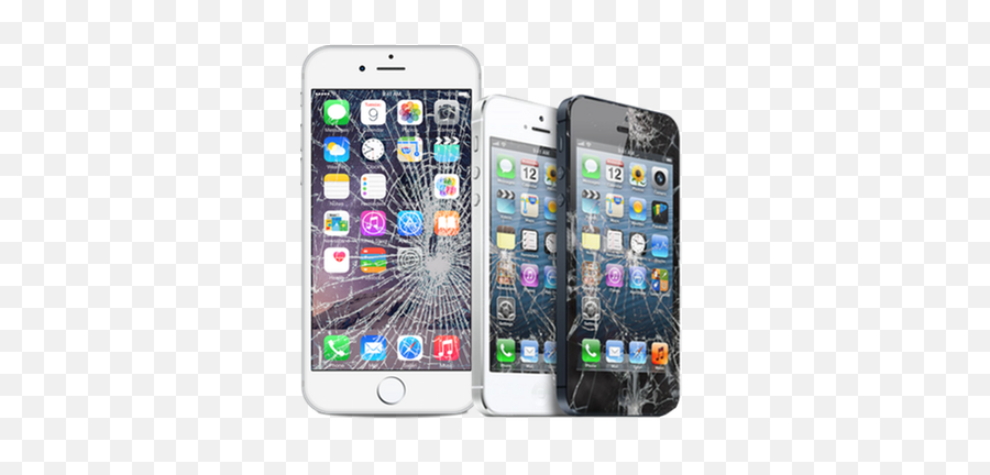 Celular Com Vidro Quebrado Png - After And Before Broken Phone Screen Emoji,Celular Png