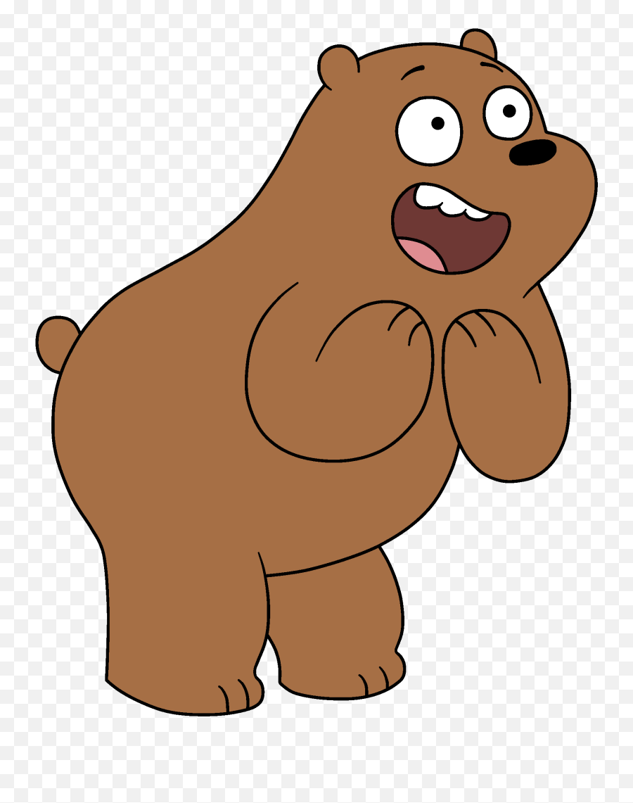 Grizzly Bear Transparent Png - We Bare Bears Png Emoji,Bear Png