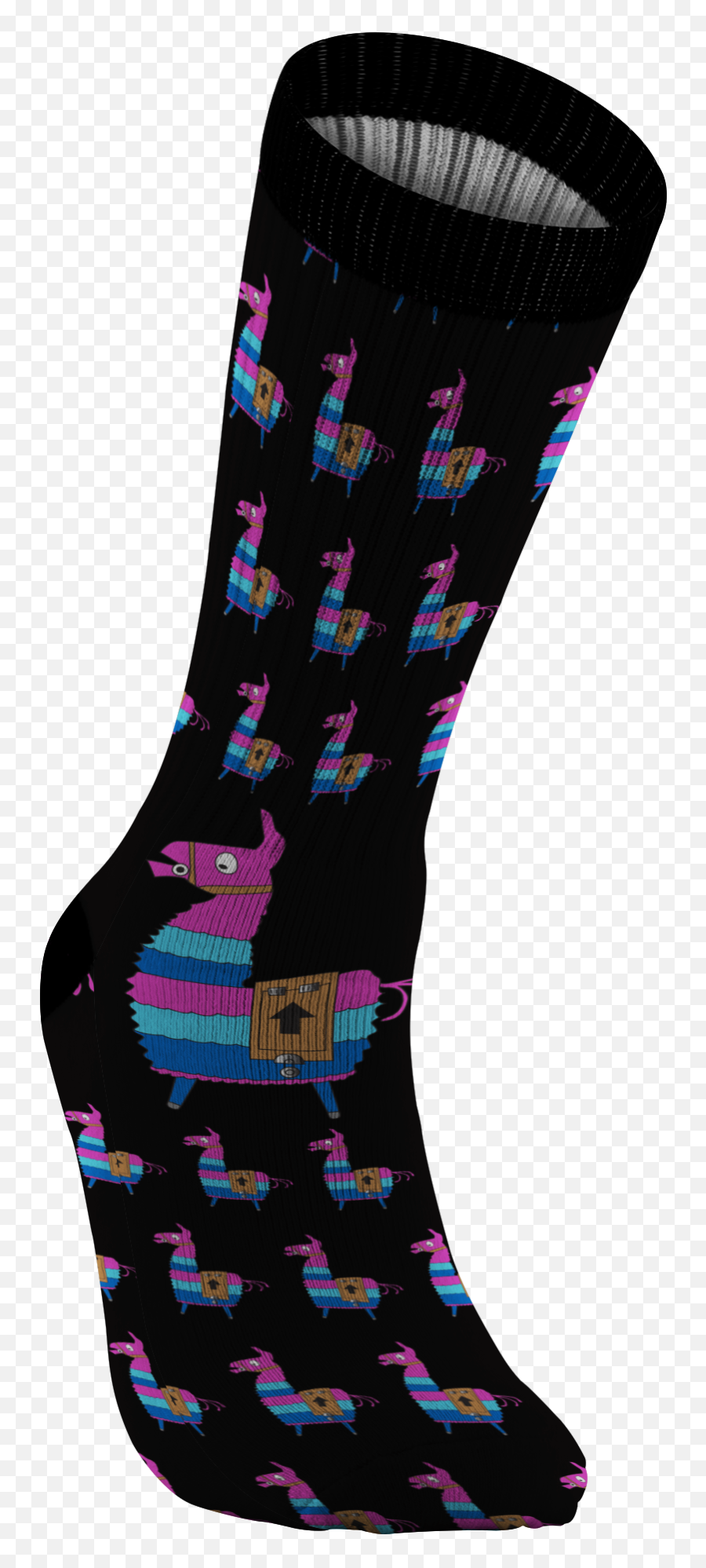 Download Fortnite Loot Llama Socks - Sock Full Size Png Fortnite Sock Png Emoji,Fortnite Llama Png