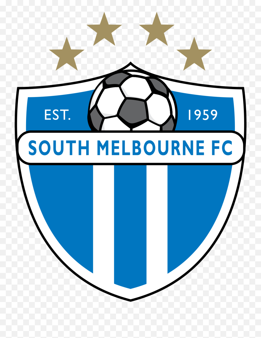 South Melbourne Fc - South Melbourne Fc Logo Emoji,Futbol Club Logos