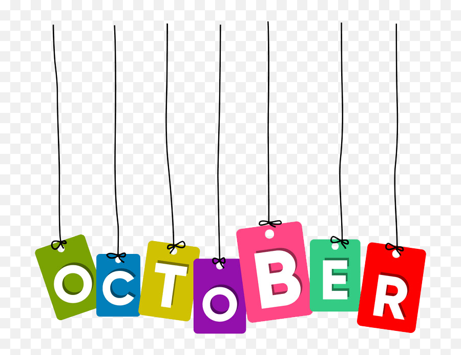 October Clipart - Vertical Emoji,October Clipart Free