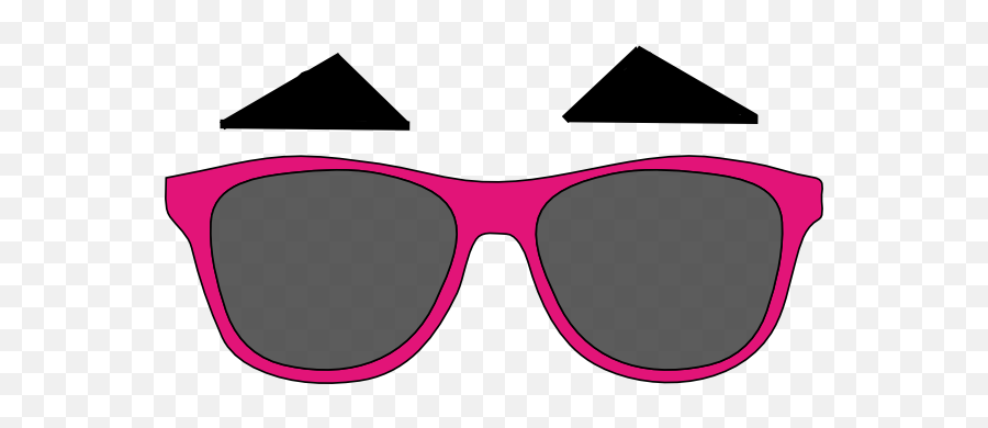 Darren Criss Eyebrows And Sunglasses Clip Art - Darren Criss Girly Emoji,Aviator Sunglasses Png
