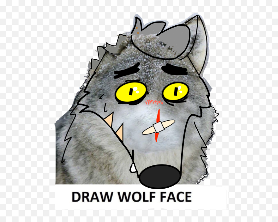 Meme Wolf - Soft Emoji,Wolf Face Png