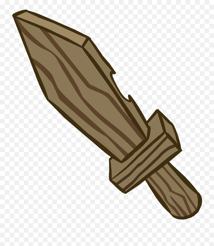 Wooden Sword - Cartoon Pirate Wooden Sword Emoji,Pirate Sword Clipart