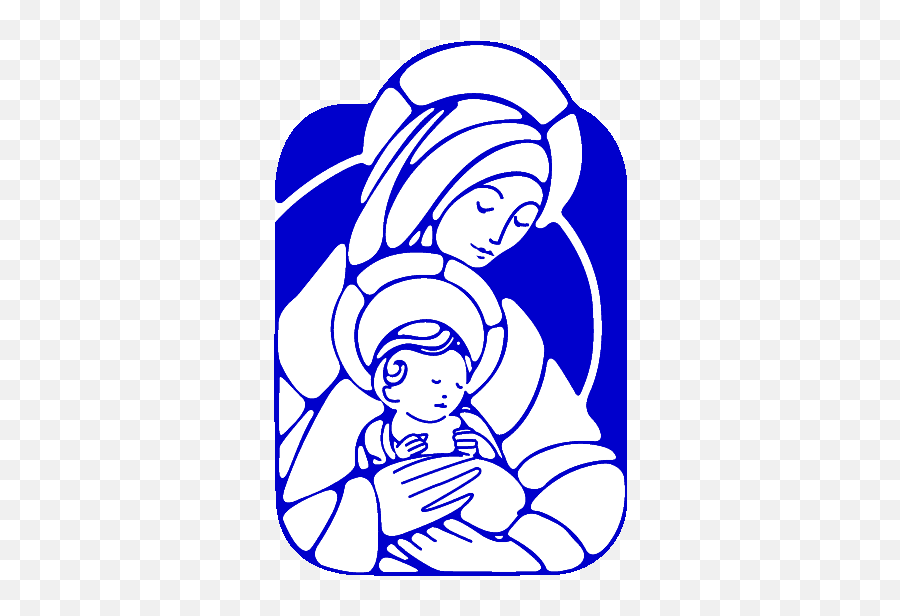 Baby Jesus Clip Art - Clipart Mary And Baby Jesus Emoji,Jesus Clipart