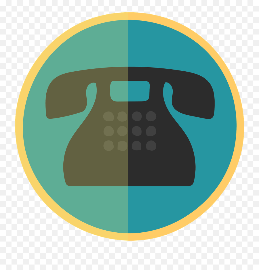 Telephone Clipart Icon Old Concept - Corded Phone Emoji,Telephone Clipart