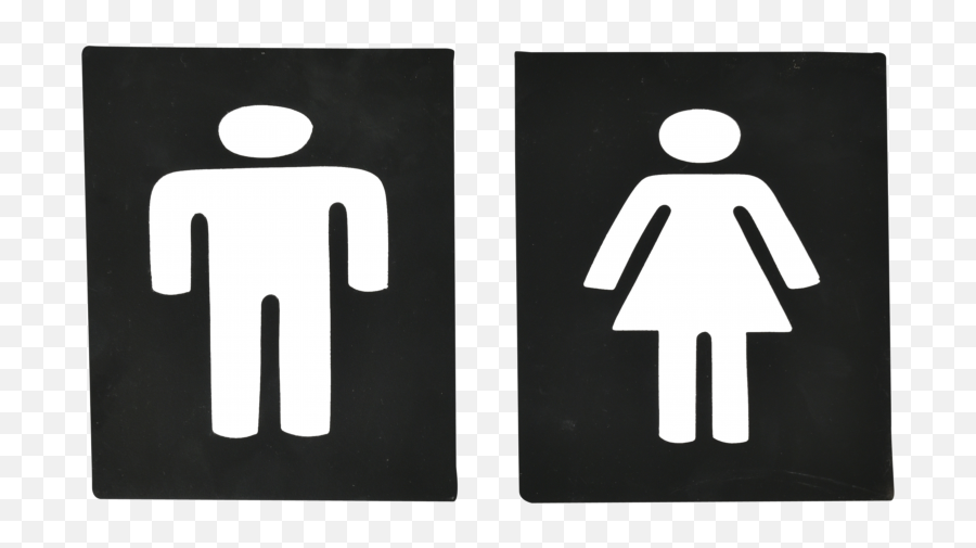 Ladies Gents Restroom Sign Emoji,Restroom Logo