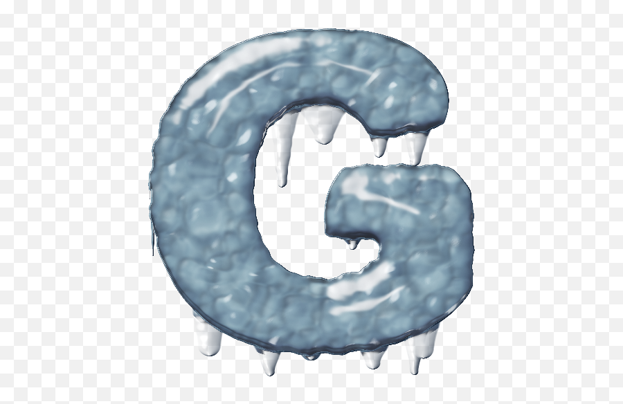 Presentation Alphabets Ice Letter G Emoji,Letter G Png