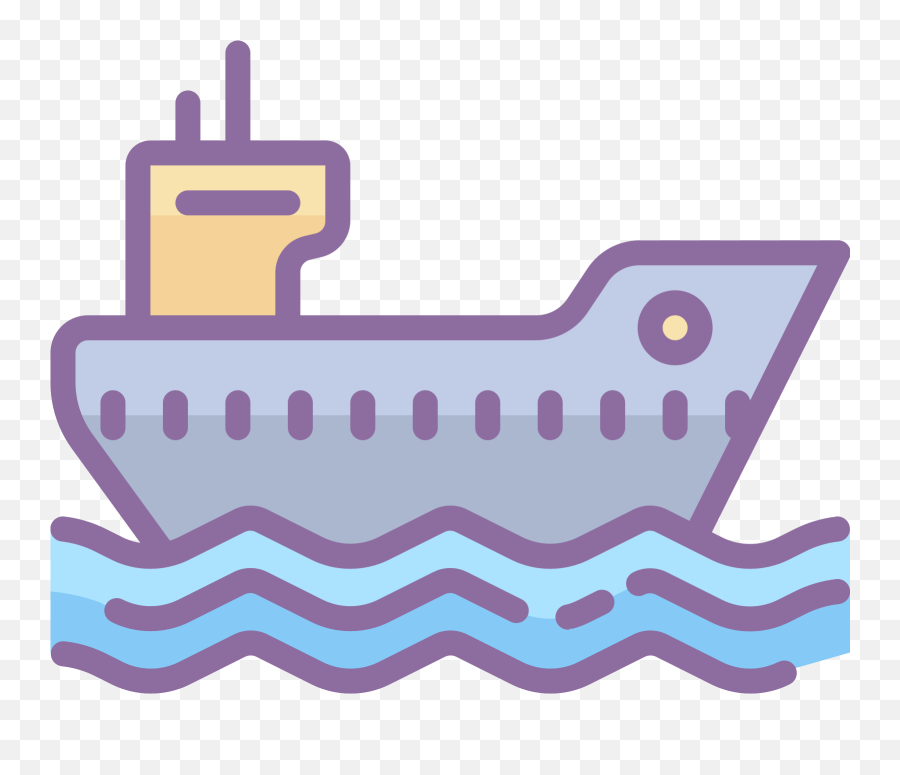 Cargo Ship Icon - Ship Clipart Full Size Clipart 1970478 Emoji,Cargo Ship Clipart