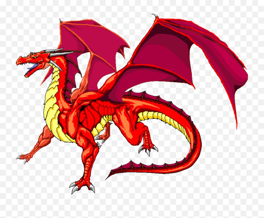 Red Dragon Transparent - Red Dragon Clipart Png Emoji,Dragon Transparent