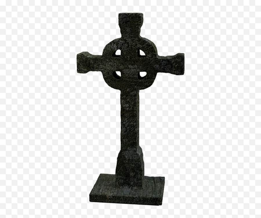 Cross Tombstone Cemetery - Cross Tombstone Emoji,Tombstone Png