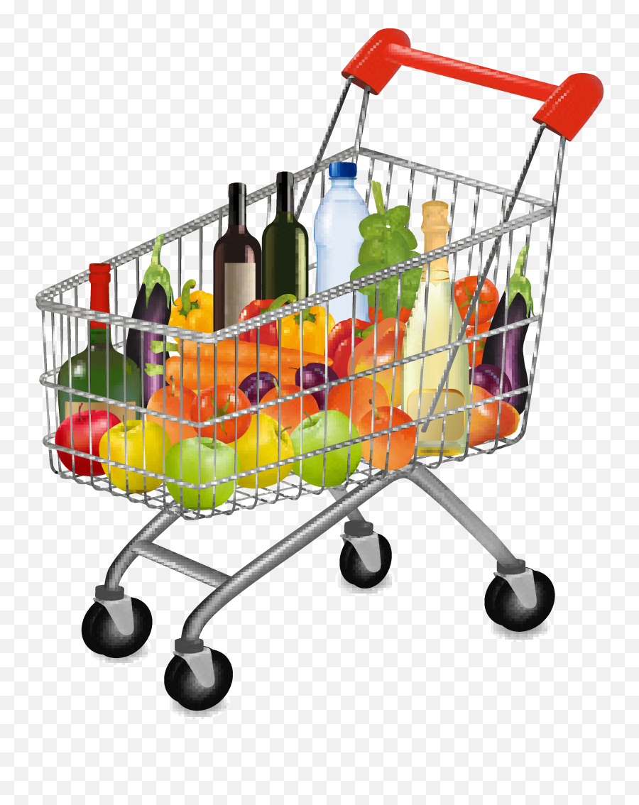 Shop Clipart Grocery Story Shop Grocery Story Transparent - Transparent Grocery Cart Png Emoji,Shopping Cart Clipart