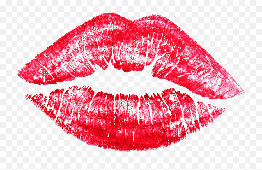 Kiss Png - Transparent Background Red Lips Png Emoji,Kiss Png