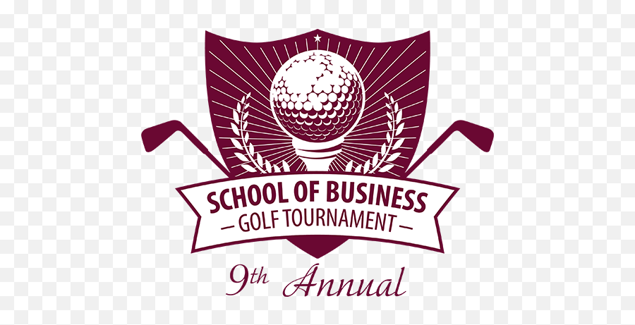 9th Annual School Of Business Golf Tournament - Presenting Sponsorship For Golf Emoji,Logo Tournament