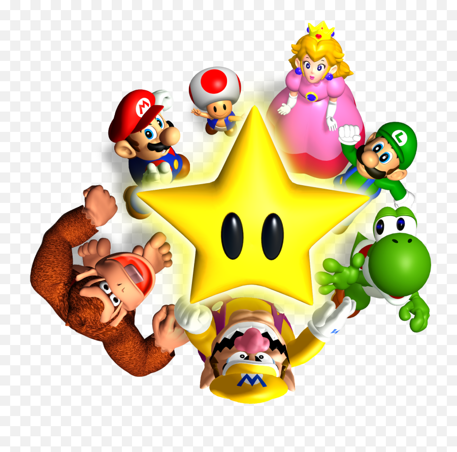 Download Mario Party Transparent Background Hq Png Image - Mario Party 64 Artwork Emoji,Mario Transparent