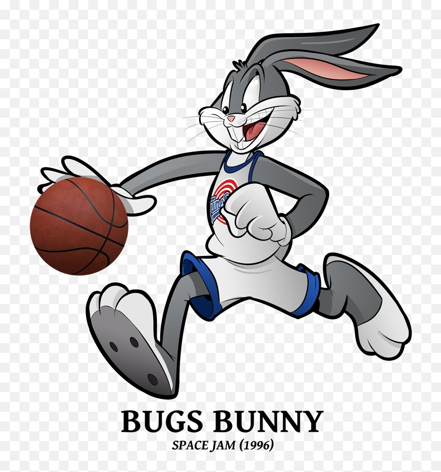 Bugs Bunny Space Jam Png Png Image With - Cartoon Bugs Bunny Tune Squad Emoji,Space Jam Png