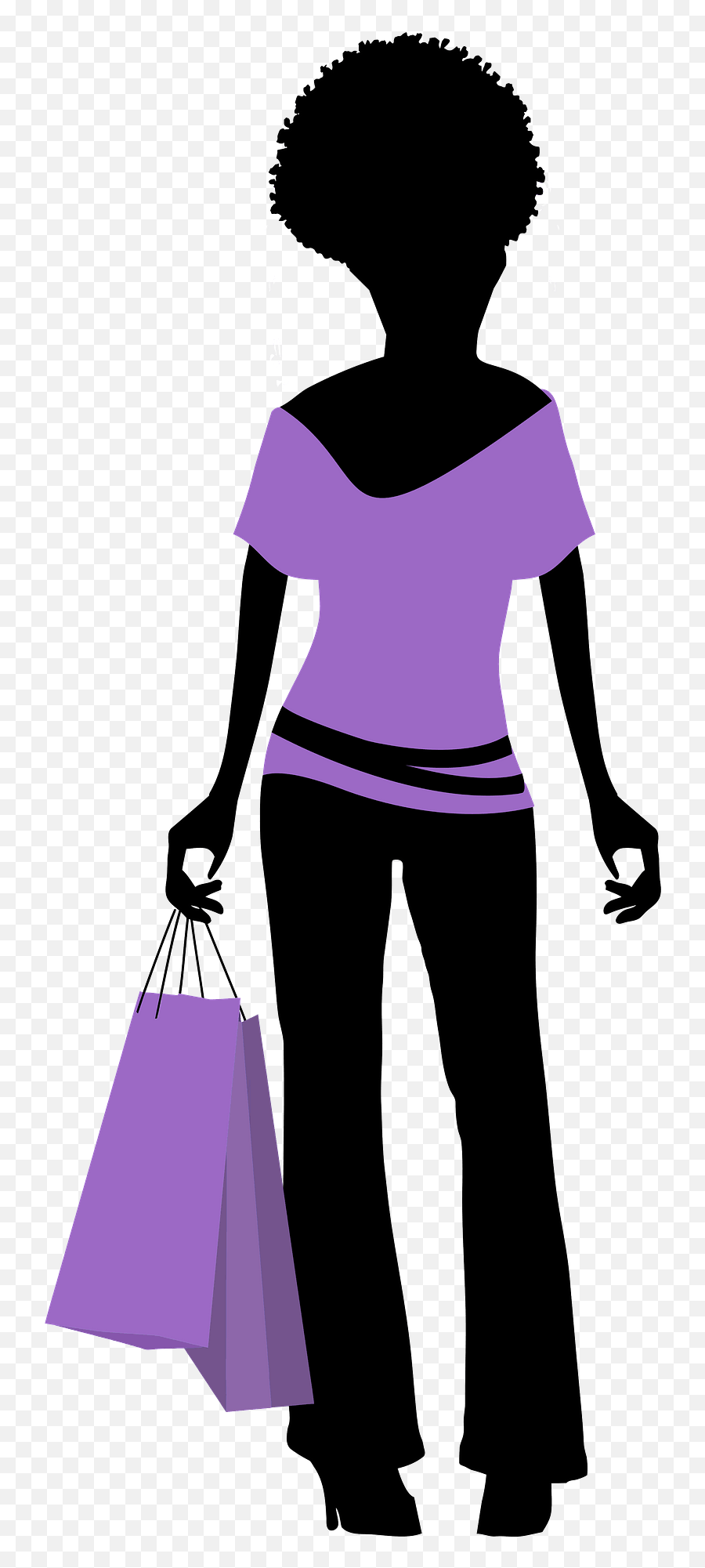 Fashion Shopping Woman Clipart Free Download Transparent - For Women Emoji,Shopping Clipart