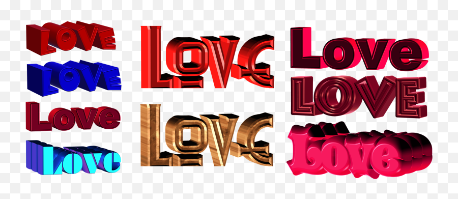Love 3d Logo Drawing - Vertical Emoji,3d Logo