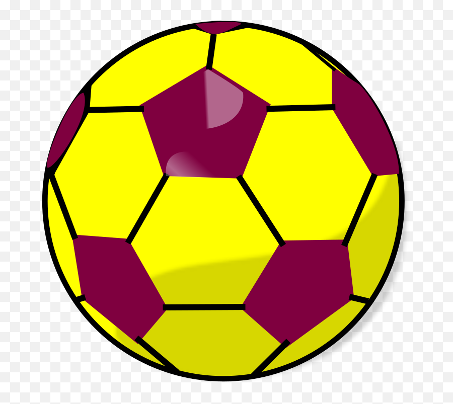 Yellow Soccerball Png Svg Clip Art Emoji,Soccer Ball Clipart Png