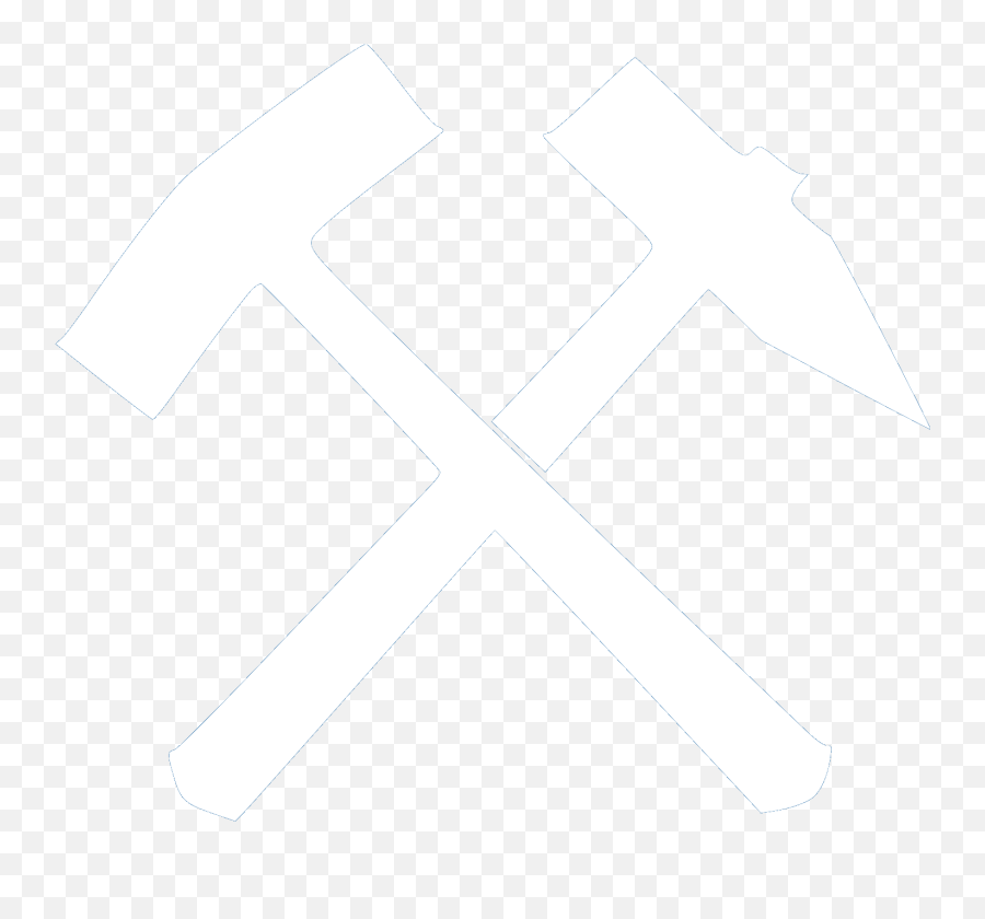 White Hammer Clip Art - Transparent Blacksmith Hammer Clipart Emoji,Hammer Clipart Black And White