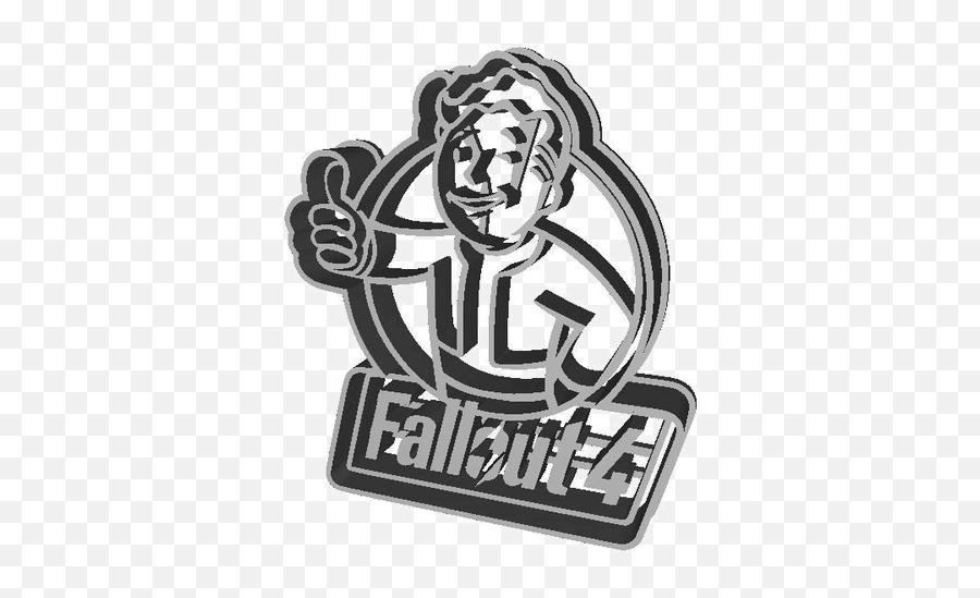 Download Hd Fallout Logo Png Download Image - Fallout 4 Automotive Decal Emoji,Fallout 4 Logo