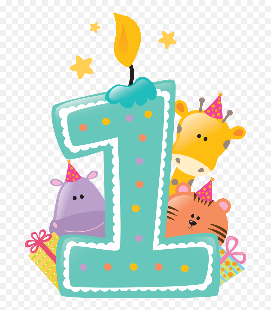 Download Happy First Birthday Png Svg Free Stock - 1st Emoji,Birthday Transparent Background