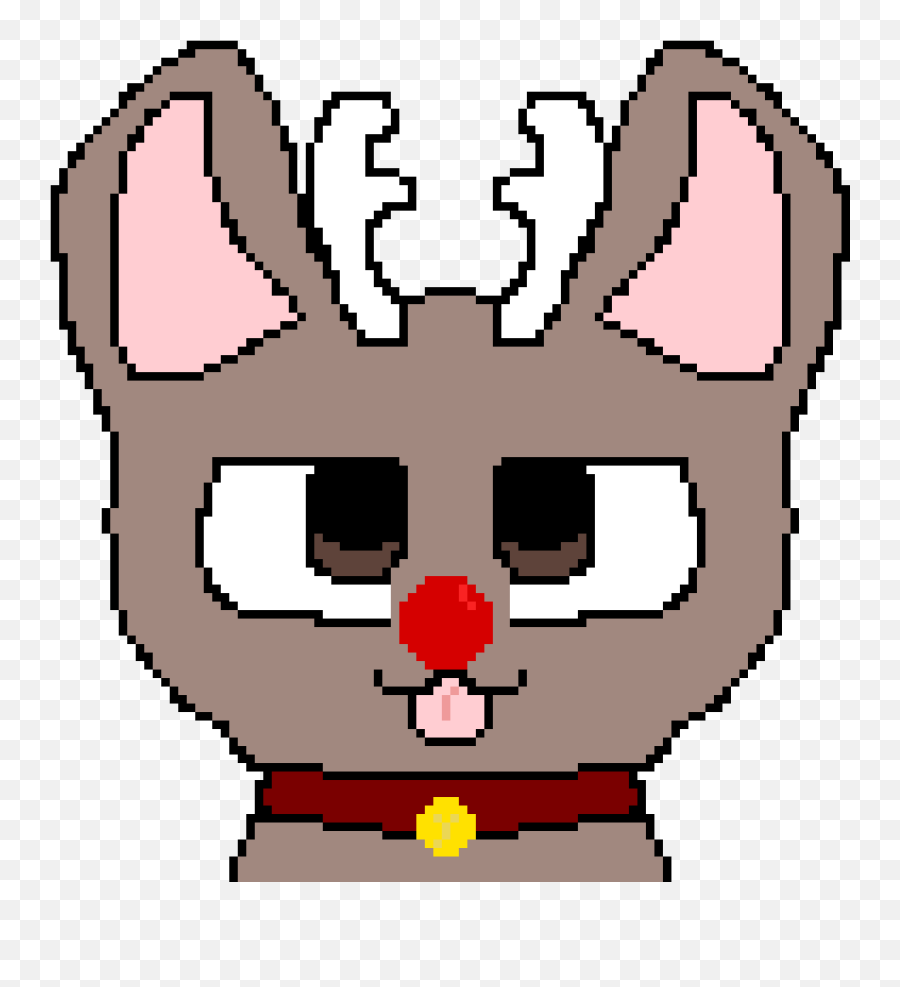 Rudolph Dog Emoji,Dog Nose Clipart
