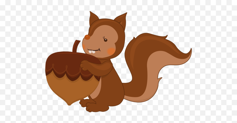 Cat Squirrel Red Squirrel Cartoon For Thanksgiving - 768x768 Emoji,Cattail Clipart