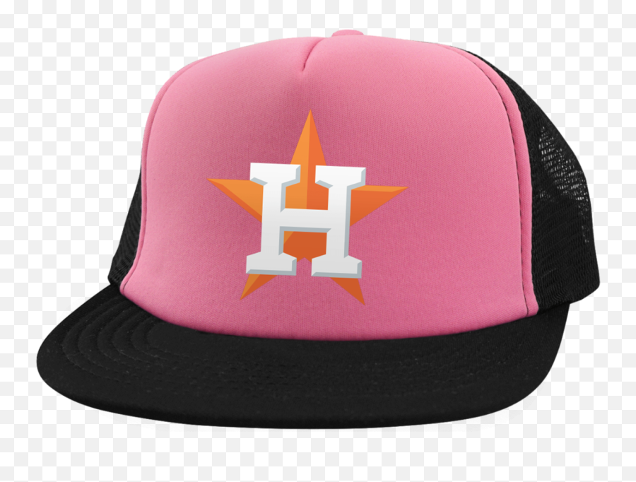 Houston Astros Classic Logo District Trucker Hat With Emoji,Houston Astros Logo Black And White
