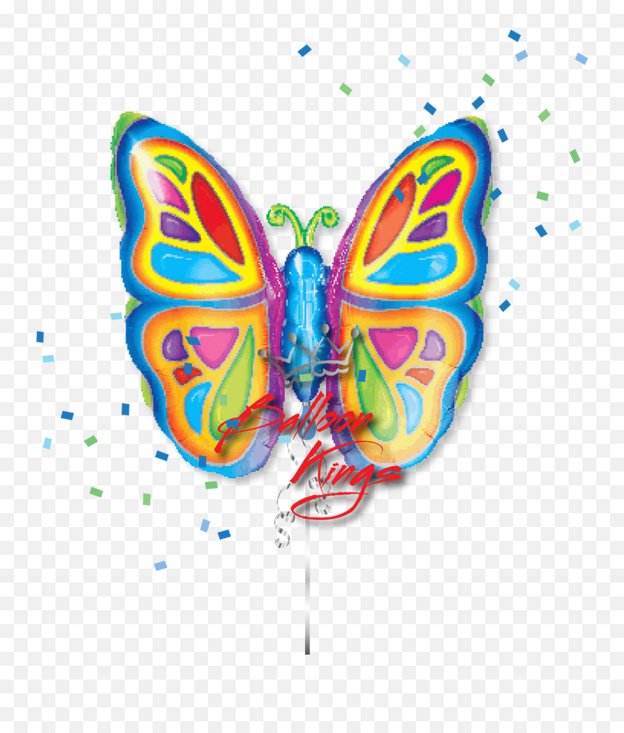 Butterfly Bright Emoji,Watercolor Butterfly Png