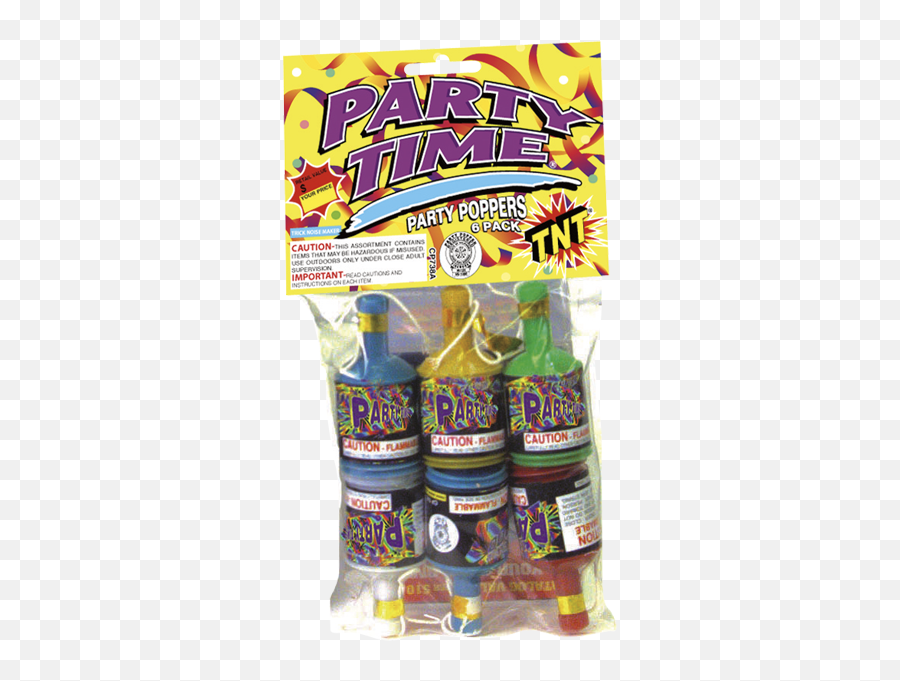 Download Party Time Party Poppers - Tnt Fireworks Party Pack Emoji,Tnt Fireworks Logo