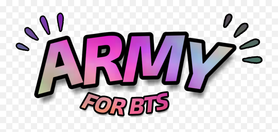 Bts Army Jk Rm Jm Jn Jh Sg V Sticker By Kim Mika Lee - Language Emoji,Bts Army Logo