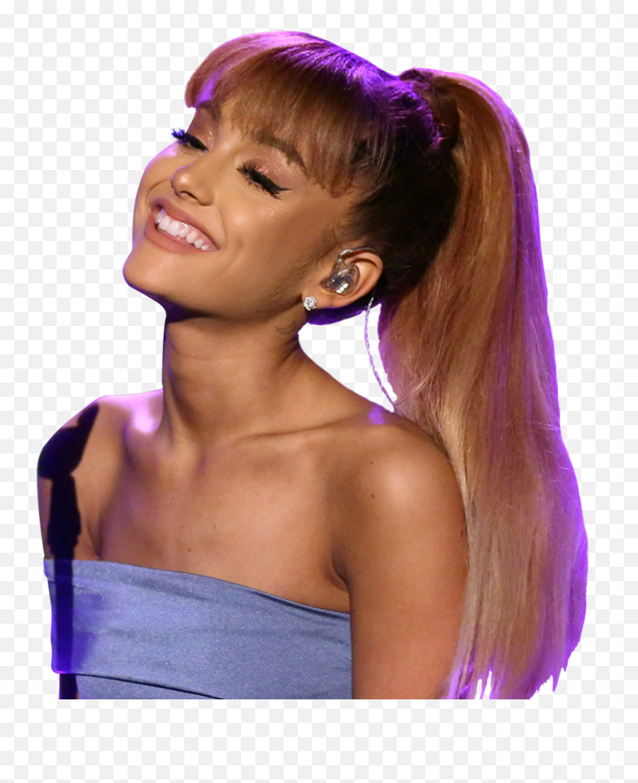 Download Ariana Grande Ponytail - Full Size Png Image Pngkit Emoji,Ariana Grande Transparent Background