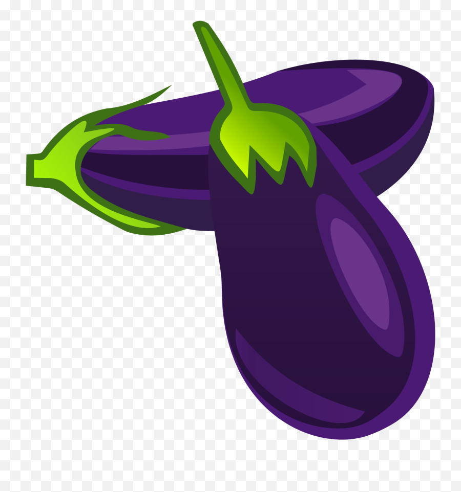 Download Hd Eggplant Clipart Vector - Eggplant Sticker Emoji,Stickers Clipart