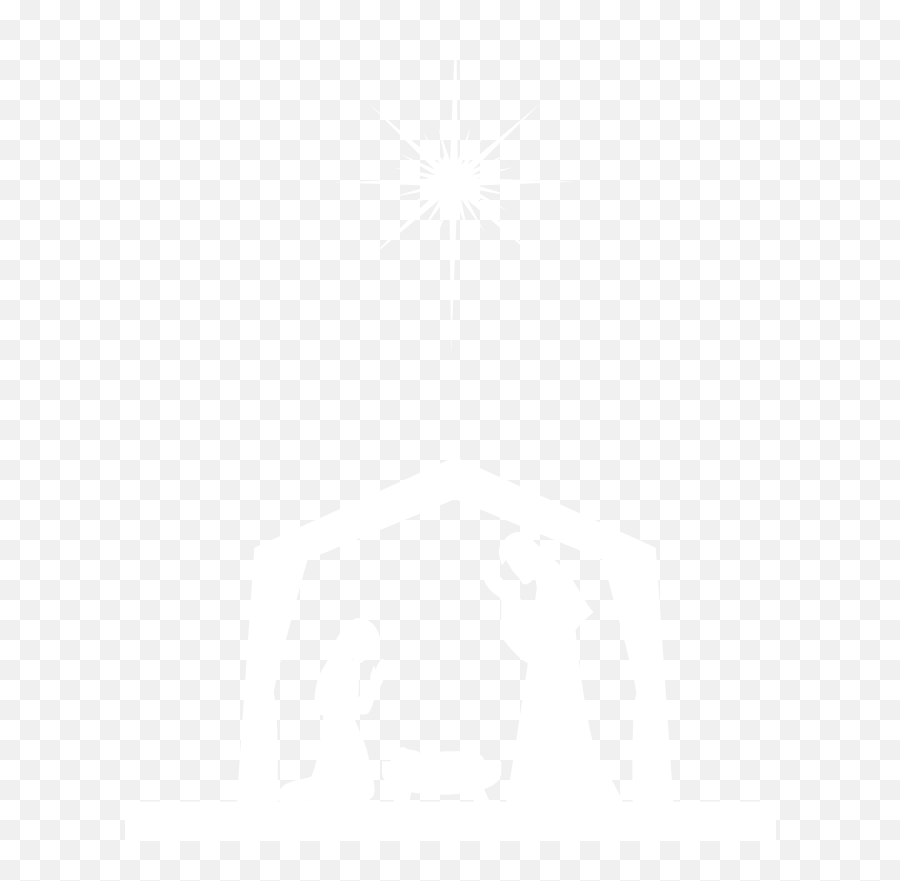 Nativity Star Silhouette Png - Catholic Christmas Shirt Religious Christmas Card Manger Emoji,Manger Clipart