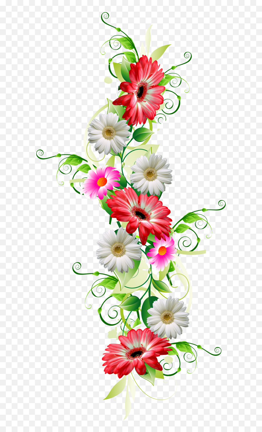 Floral Pattern Png Photos - Vertical Flower Design Png Emoji,Floral Pattern Png