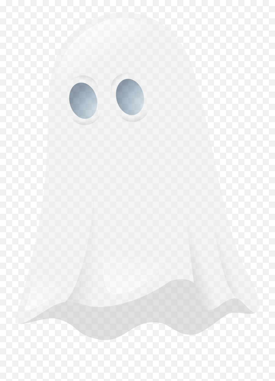 Ghost Clipart Transparent Background - Transparent Ghost Emoji,Ghost Transparent Background