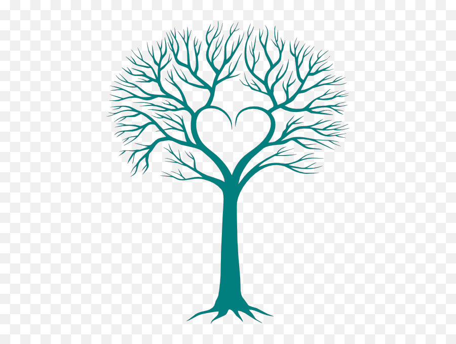 Library Of Family Tree Clip Art - Tree Clipart Heart Emoji,Family Reunion Clipart