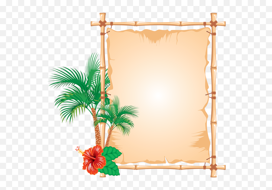 Luau Clipart Border Luau Border - Convite Para Festa Havaiana Emoji,Luau Clipart