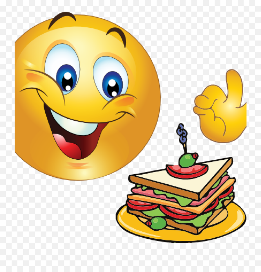 Free Smiley Clipart Delicious Clipart - Sandwich Smiley Emoji,Smiley Clipart