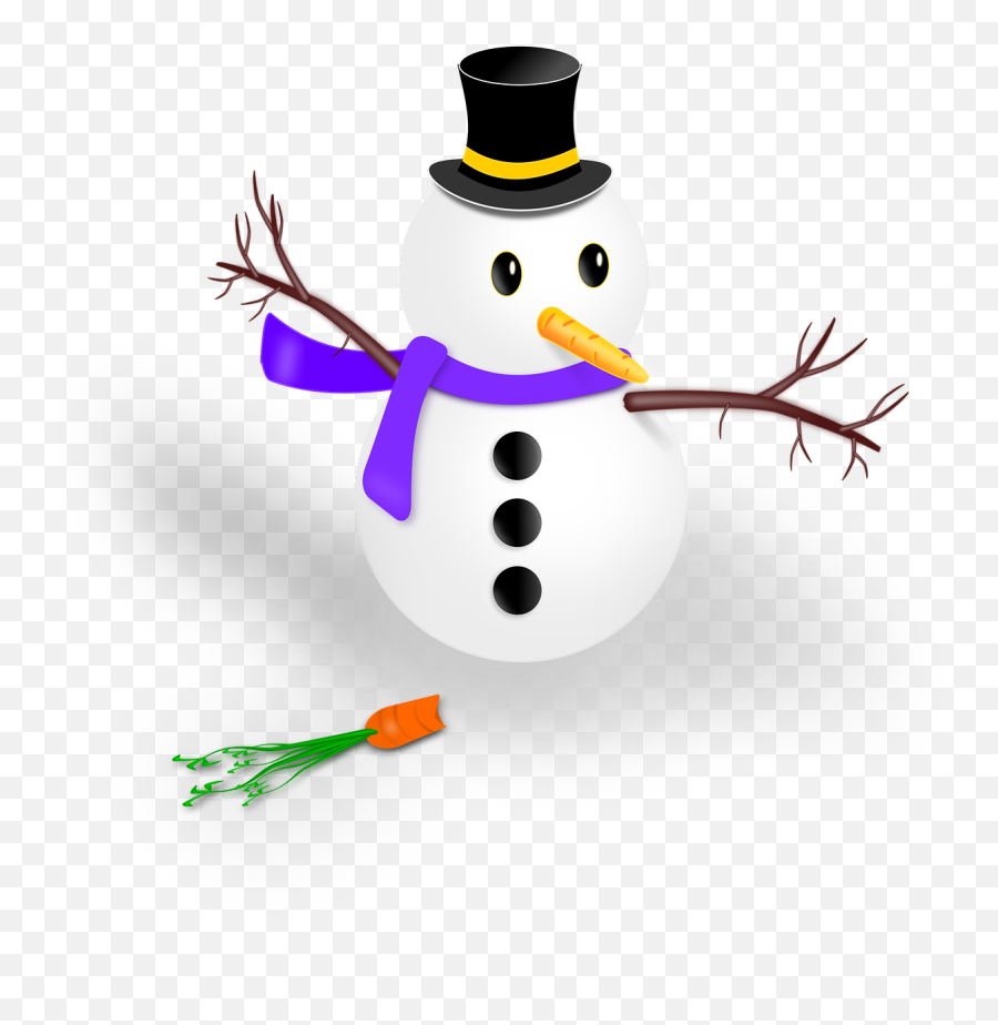Snowman Drawing Transparent - Gambar Boneka Salju Emoji,Snowman Transparent