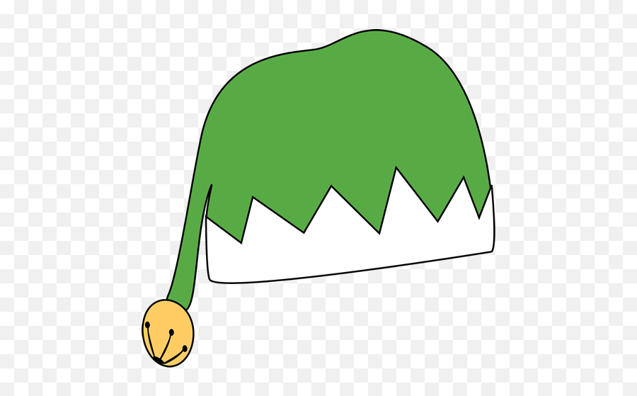 Green Elf Hat Clip Art - Elf Hat Drawing Png Emoji,Elf Clipart
