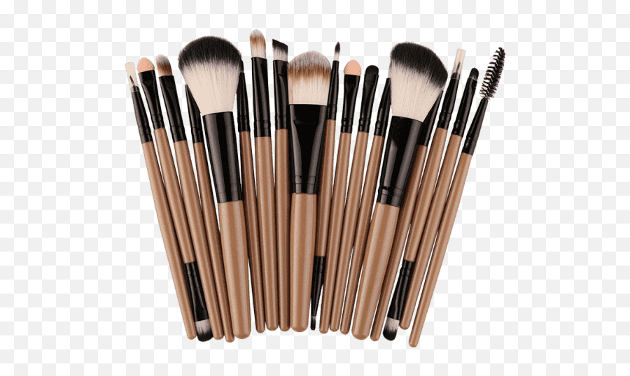 Makeup Brush Png Clipart - Makeup Brush Set Emoji,Makeup Clipart
