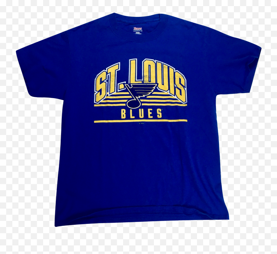 St Louis Blues T - Shirt Dinerou0027s Closet Short Sleeve Emoji,St Louis Blues Logo