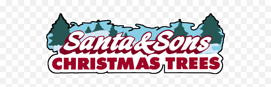 Santa Sons Christmas Trees Los Emoji,Christmas Tree Logo
